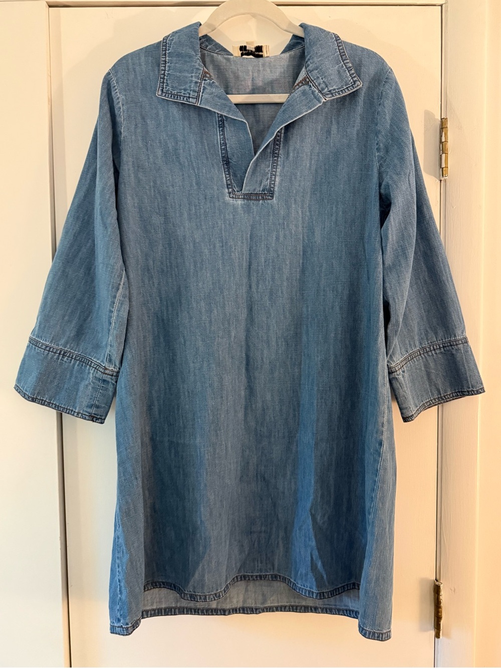 Elizabeth James The Label Women’s Sz. Medium Taylor Denim Popover Mini Dress